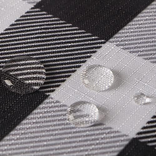 EHouseHome Outdoor Indoor Tablecloth with Umbrella Hole for Oval Table,Waterproof Patio Table Cloths, Spring/Summer Table Covers with Zipper for Backyard Circular Table/BBQs/Picnic,60 x 84 inches - Image 4