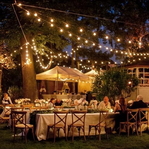 Zuske Outdoor String Lights, 50FT G40 LED IP65 Waterproof Patio Lights - Image 6