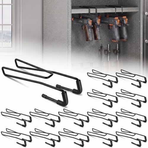 Yaocom 15 Packs for 30 Guns Pistol Rack for Gun Safe Shelf by Yaocom