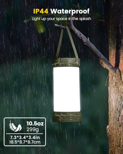 Glocusent LED Rechargeable Camping Lantern, Camping Light with 5000mAh - Image 6