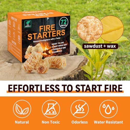 Realcook Natural Fire Starter for Campfires: All Weather Firestarters - Image 5