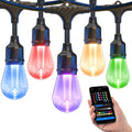 XMCOSY+ Smart Outdoor String Lights 72.5FT, LED Patio Lights App Control by XMcosy