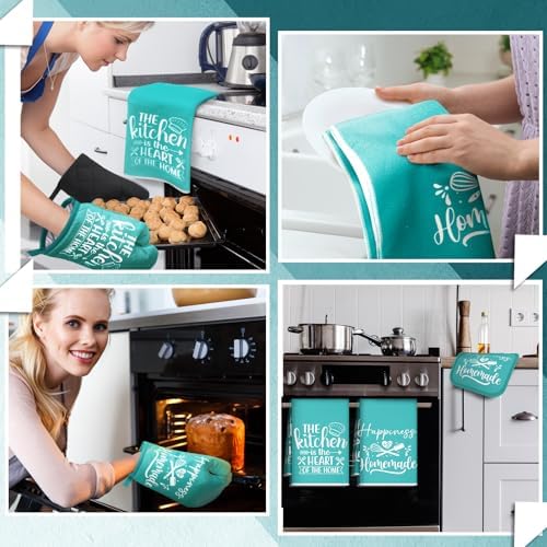 Sratte 6 Pcs Kitchen Decor Accessories Set, Kitchen, Light Teal - Image 6