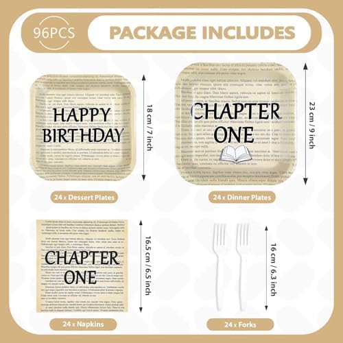 96 Pcs Chapter One Party Decorations for Boys Girls, Serves 24 - Image 2