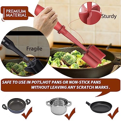 2Pack Meat Chopper Hamburger Masher Ground Beef Smasher Utensil Mix Tool - Image 4