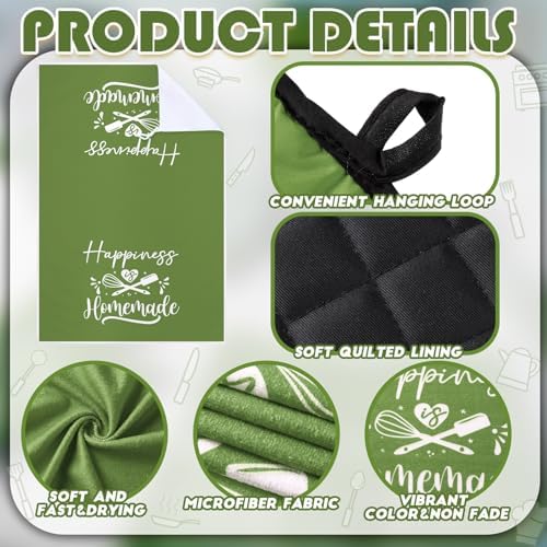 Sratte 6 Pcs Kitchen Decor Accessories Set, Kitchen, Avocado Green - Image 6