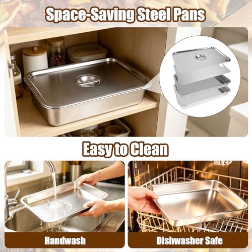 20 Inch Stainless Steel Grill Carry System Tray Set - Image 7