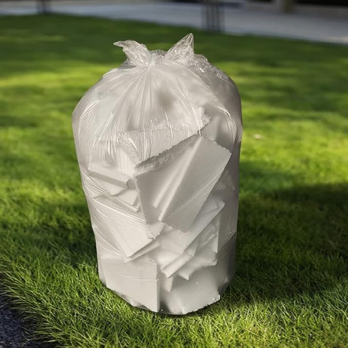 TYPLASTICS 20-30 Gallon Clear Trash Bags 30" x 37" Can Liners Case of 500 - Image 5