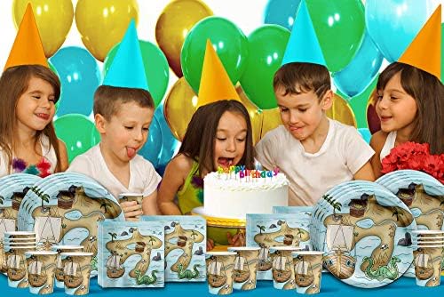 Pirate Treasure Map Birthday Party Supplies - Treasure Hunt Party Kit for 16 Includes Plates, Napkins and Cups - Image 7