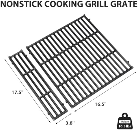 7637 Grill Grates for Weber Spirit E210 (2025 Models)17.5 Inch Grill Parts - Image 4