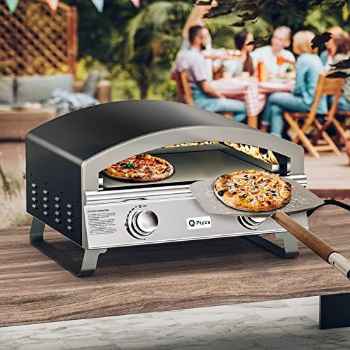 25" Large Propane Pizza Oven, 2-Burner Gas Pizza Maker, PS103 - Image 5