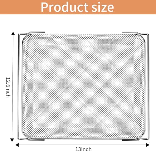 Smart Double Oven Accessories for Ninja DCT401 DCT451 12 in 1, 13''×12.6'' Steel Toaster Replacement Parts Accessories Dehydrator Grill Rack for Ninja DCT601 DCT651 DCT402BK Smart Oven - Image 2