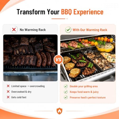 Warming Rack for Nexgrill 4-Burner 720-0925P,Cooling Rack for Outdoor Grill - Image 3