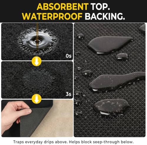 Heavy Duty Oil Spill Mat, Oil Mat, Garage Floor Mats for Under Car, 36"x60" - Image 3