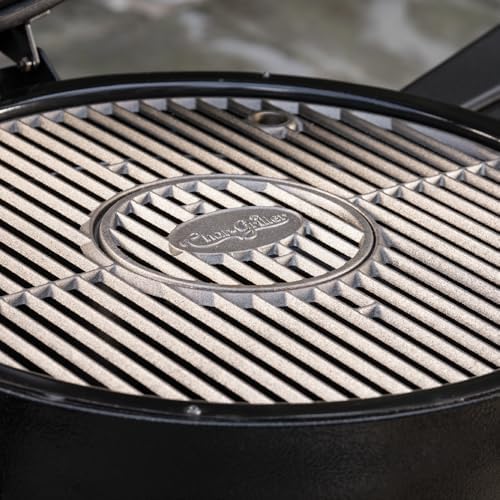 Char-Griller AKORN 20-Inch Kamado Charcoal Grill and Smoker, Triple-Wall Insulated Steel with Cast Iron Grates, Warming Rack and EasyDump Ash Pan, 445 Sq. In. Cooking Area, Black - Image 5