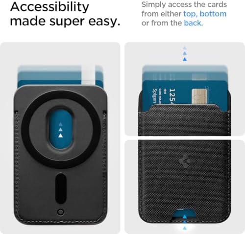 Spigen for MagSafe Wallet, Holds 3 Cards, Strong Magnet, Urban Fit MagFit - Image 6