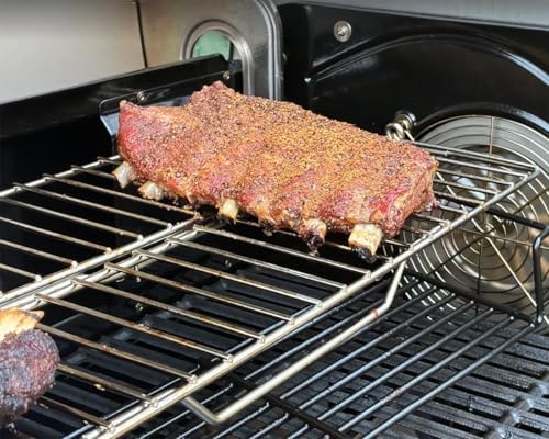 Griddle Warming Rack for Ninja PG300 Series, Adjustable Expandable Smoke Rack for Ninja FlexFlame Grill Accessories, XSKFLDINDRCTRK - Image 5