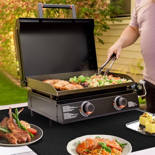 Heat Resistant Mats for Countertop fits Tabletop Grill, 25x19x0.04in, Black - Image 6