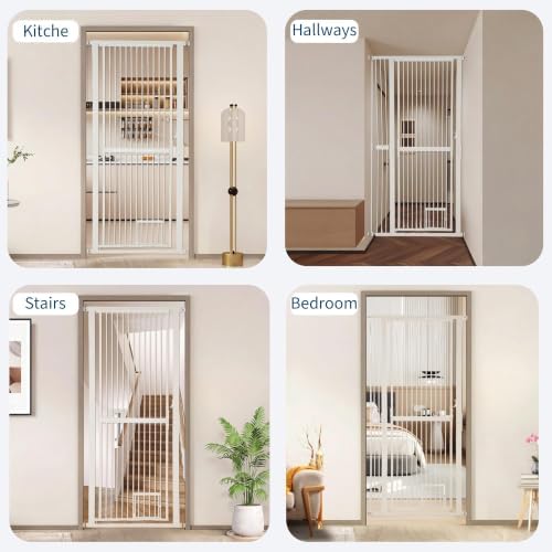 Garvee 71'' Extra Tall Cat Gate for Doorway, 30.3"-40.9" Width Adjustable - Image 7