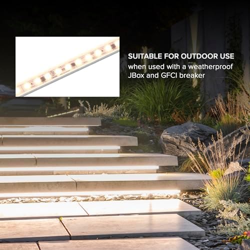 Maxxima 36 in. Hardwired LED Under Cabinet Strip Light, 1380 Lumens, 3000K - Image 5