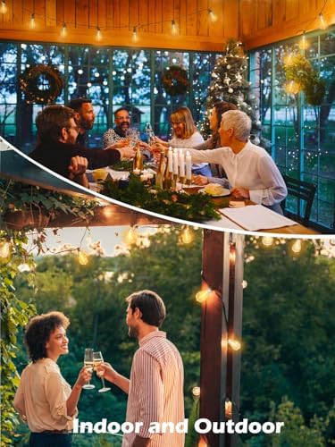 Outdoor String Lights 75FT Patio Light Waterproof for Backyard Porch Bistro - Image 5