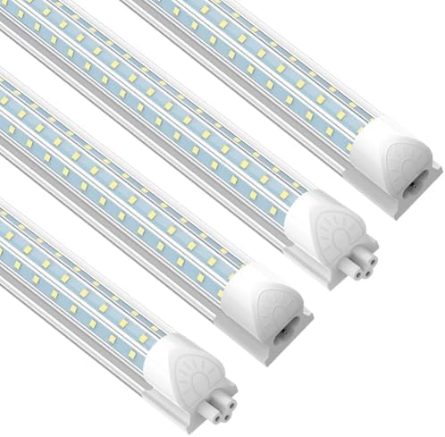 SHOPLED LED Shop Light 4FT, 50W 5000K Daylight White, 7500LM D-Shape by SHOPLED