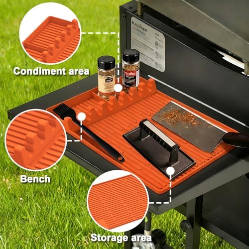 Full-Edge 36" 2-Piece Silicone Griddle Protection Kit - Image 4
