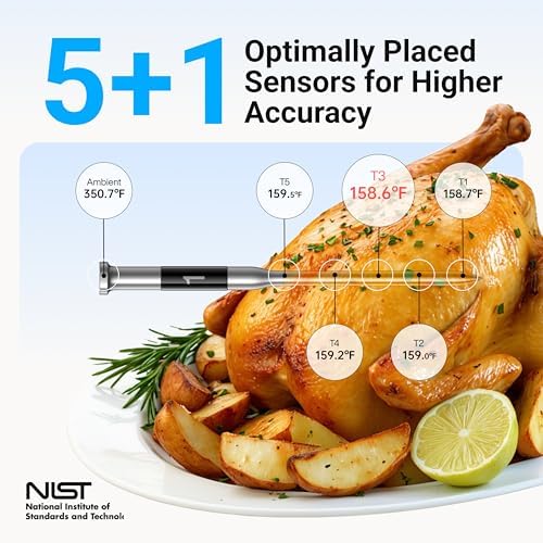 ThermoMaven Smart Bluetooth Wireless Meat Thermometer with WiFi App - Image 4
