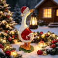 Christmas Decorations Solar Garden Outdoor Statues Goose by QZJDDZSW