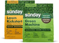 Sunday Granular Lawn Fertilizer, 2-Step Green-Up Kit, Covers 4,000 sq ft by SundayYardandGarden