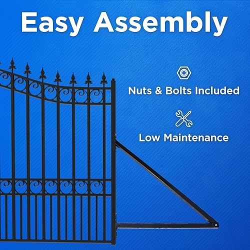 ALEKO Slide-Extension Sliding Gate Bracket 43 x 36 Inches - Image 4