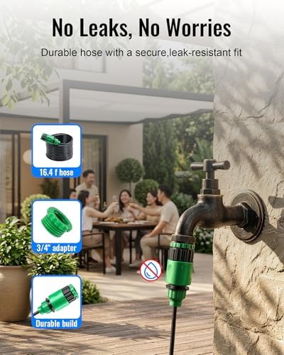 Magnetic Outdoor Misting Fan Kit for Patio, Backyard, Pool - Image 5