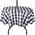 EHouseHome Outdoor and Indoor 70inch Round Tablecloth with Umbrella Hole and Zipper, Waterproof Zippered Patio Table Cloths, Spring/Summer Table Covers for Backyard Circular Table/BBQs/Picnic by EHouseHome