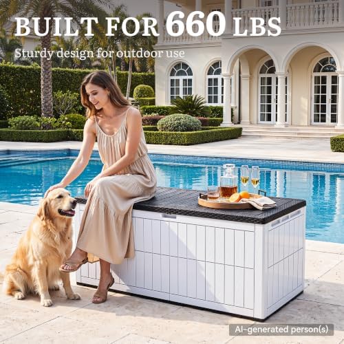 YITAHOME XXL 240 Gallon Extra Large Deck Box - Image 6