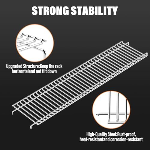 Utheer Warming Rack for Nexgrill 720-0896X, Stainless Steel Upper Rack - Image 5