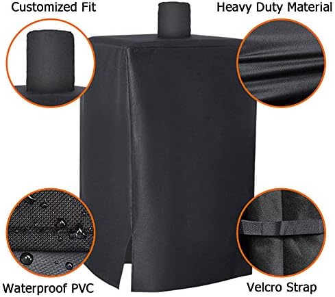 NEXCOVER 73550 Pellet Smoker Cover, 600D Heavy Duty BBQ Grill Cover for Pit Boss Grills 77550 5.5 and 5 Series PBV5P1, pro Series 4 Vertical Pellet Smokers PBV4PS1 - Image 3