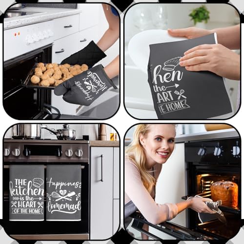 Sratte 6 Pcs Kitchen Decor Accessories Set, Kitchen, Dark Gray - Image 5