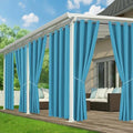 Patio Curtains Outdoor Waterproof, 6-Panels, Privacy Drapes by RichSets