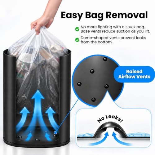 SensorCan 13 Gallon Sensor Kitchen Trash Can with Odor Filter | AC Adapter - Image 5