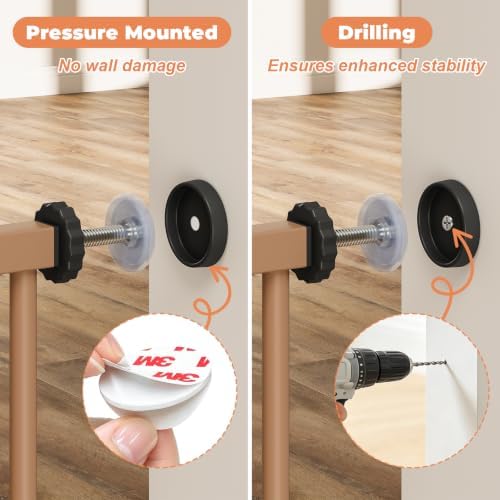 Baby Gate Auto Close, 29"-40" Dog Gate Indoor for Stairs & Doorways - Image 4