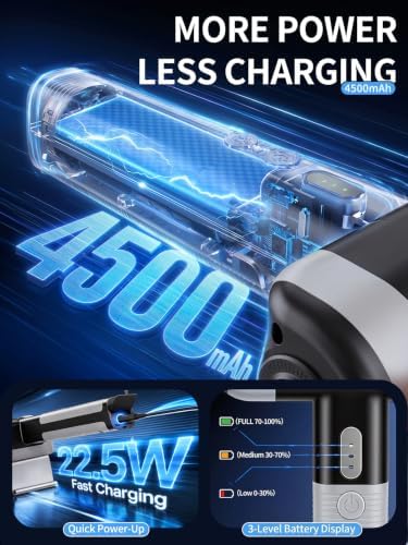 DEGGE Electric Grill Brush, Cordless BBQ Grill Cleaner with 4500mAh Battery - Image 4