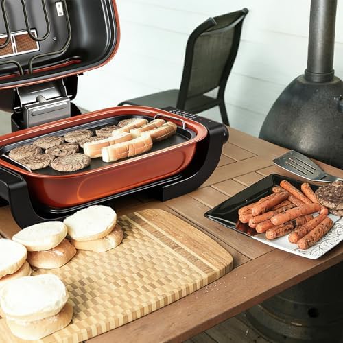 Electric Grill, Techwood 3-in-1 Indoor Grill, Odor-Free 3-Layer Filter Korean BBQ Grill, Timer Control Knob, Double Sided Heating, Roast, Toast, Grill & More for Parties & Everyday Meals, 1300W - Image 7