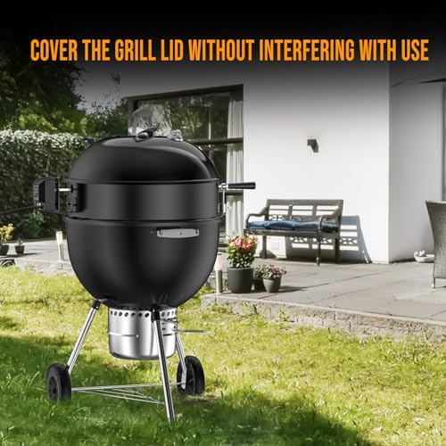 Skyflame Charkettle Rotisserie Ring Kit for Weber 22-Inch Kettle, Black - Image 6