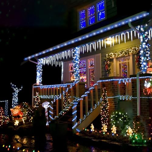 Solar Rope Lights, 2 Packs Total 132ft 400LED Solar String Lights, 8 Modes - Image 7