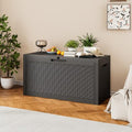 KAMABOKO Outdoor Storage Box, 65 Gallon Deck Box Outdoor Waterproof by KAMABOKO
