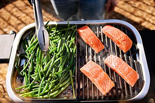 Weber® Lumin Portable Outdoor Electric Barbecue Grill, Seafoam Green - Image 5