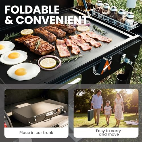 AEWHALE 2-in-1 Outdoor Table & Electric Grill 1800W - Image 7
