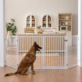 No Pawblems Freestanding Dog Gate with Door for Indoor & Outdoor, 36'' Tall by NoPawblems
