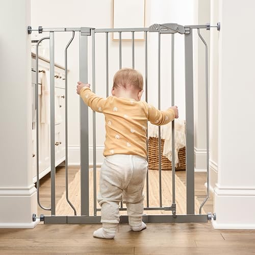 Regalo Safety 36" Extra Tall Baby Gate, Bottom of Stairs & Doorways - Image 5