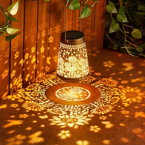 4 Pack Solar Lanterns Outdoor Waterproof, Birthday Gifts for Women Mom - Image 2